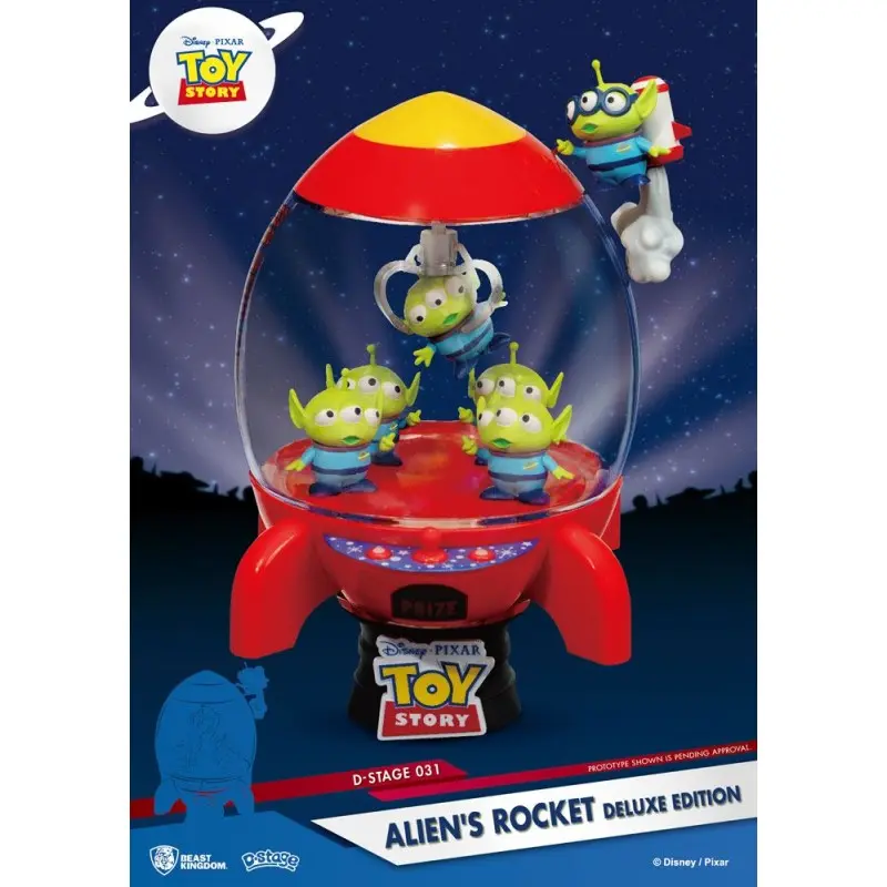 Toy Story diorama PVC D-Stage Alien's Rocket Deluxe Edition 15 cm | 4710495551975