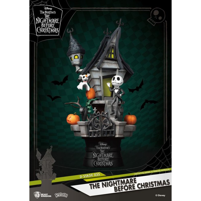 L´étrange Noël de Mr. Jack diorama PVC D-Stage Jack's Haunted House 15 cm