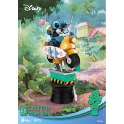 Disney diorama PVC D-Stage Stitch Coin Ride 16 cm