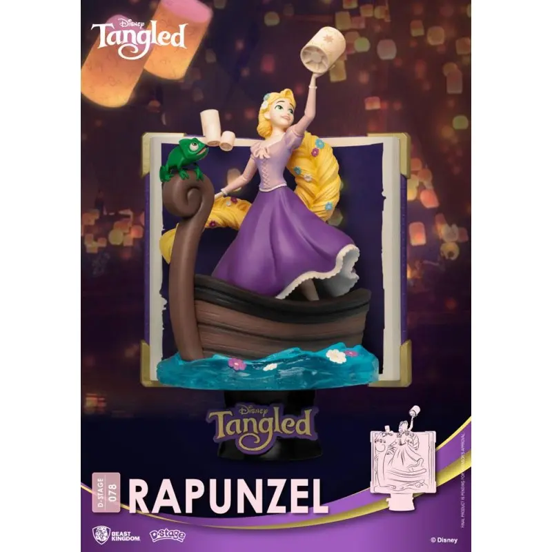 Disney diorama PVC D-Stage Story Book Series Rapunzel 15 cm | 4711061146045