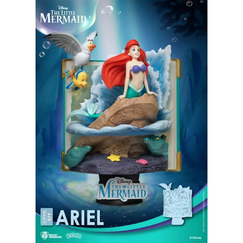 Disney diorama PVC D-Stage Story Book Series Ariel 15 cm | 4711061146052