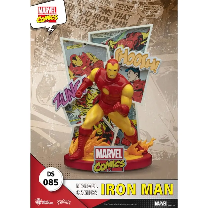 Marvel Comics diorama PVC D-Stage Iron Man 16 cm | 4711385240955
