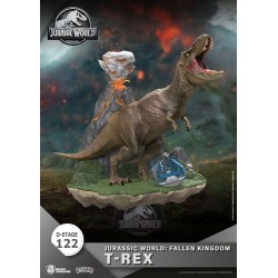 Jurassic World: Fallen Kingdom D-Stage PVC Diorama T-Rex 13 cm reproduction