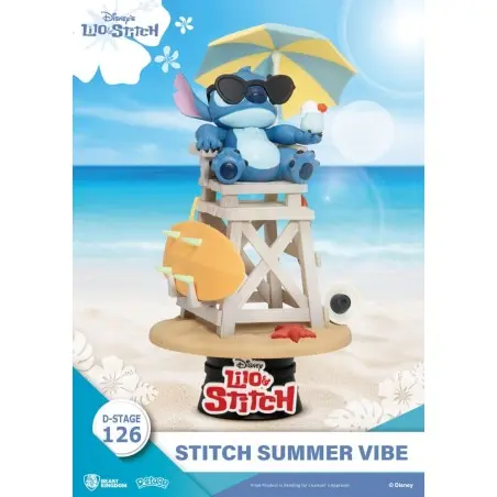 Disney diorama PVC D-Stage Stitch Summer Vibe 16 cm | 4711385245905