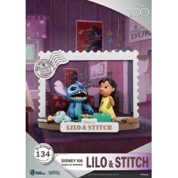 Disney 100 Years of Wonder diorama PVC D-Stage Lilo & Stitch 10 cm