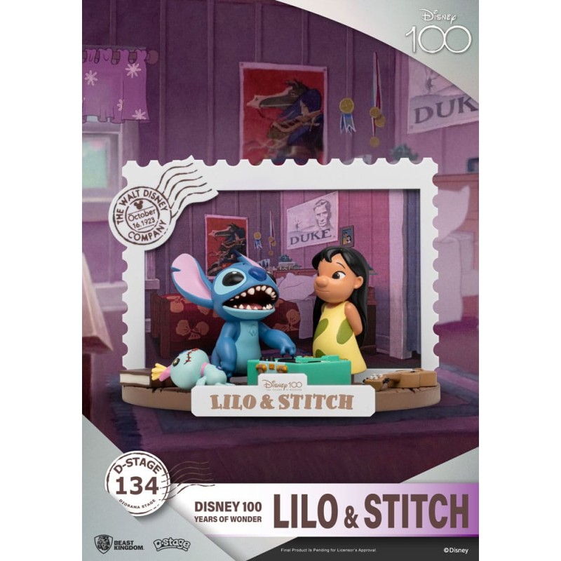 Disney 100 Years of Wonder diorama PVC D-Stage Lilo & Stitch 10 cm | 4711385240504