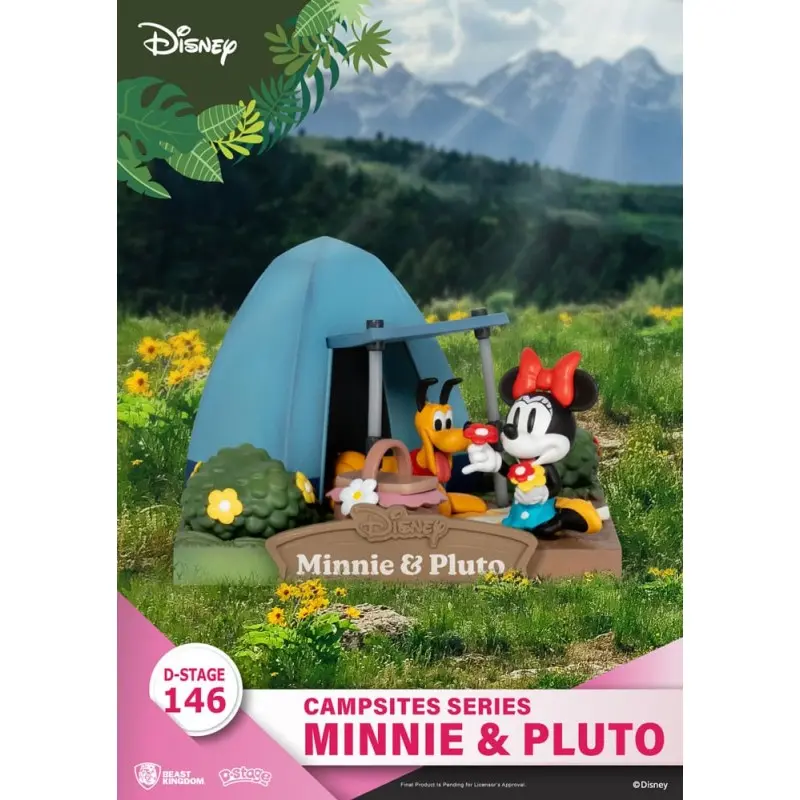 Disney diorama PVC D-Stage Campsite Series Mini & Pluto 10 cm | 4711385240382