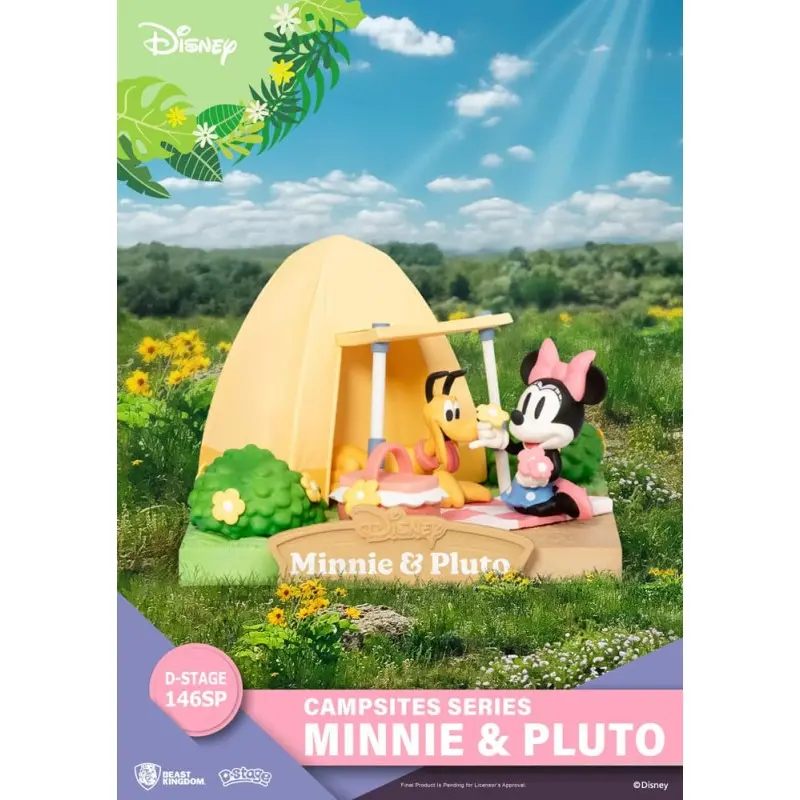 Disney diorama PVC D-Stage Campsite Series Mini & Pluto Special Edition 10 cm | 4711385241587