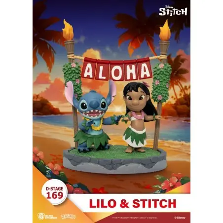 Lilo & Stitch diorama PVC D-Stage Lilo & Stitch 16 cm  | 4711385254426