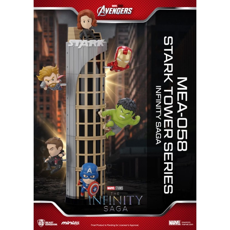 Marvel assortiment figurines Mini Egg Attack The Infinity Saga Stark Tower Series 12 cm (6) | 4711203459576