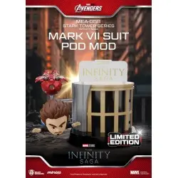 Marvel figurine Mini Egg Attack The Infinity Saga Stark Tower series Tony Stark & Mark VII suit pod mod 12 cm