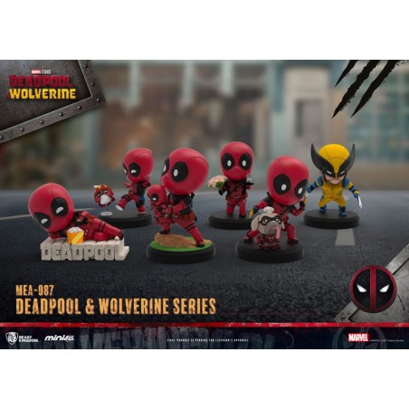 Deadpool 3 figurines Deadpool & Wolverine Series Mini Egg Attack Set 8 cm  
