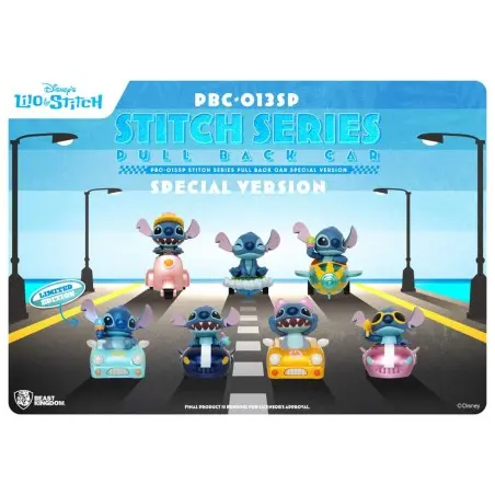 Lilo & Stitch Pull Back Car Series pack 6 voitures à friction Blind Box Special Edition | 4711385240702