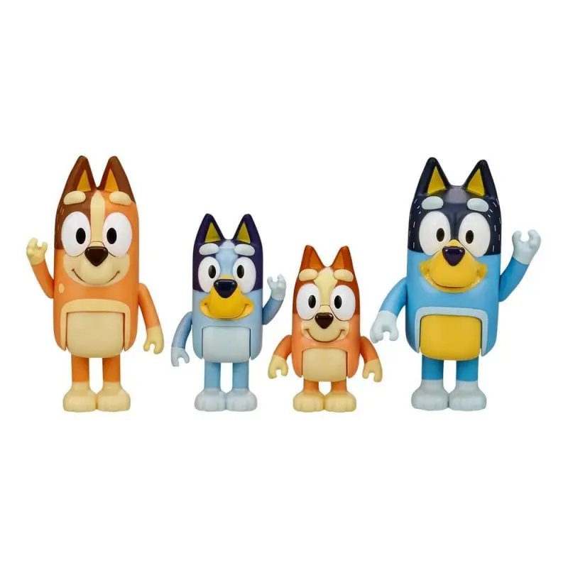 Bluey 4 pack figurines | 0630996130094