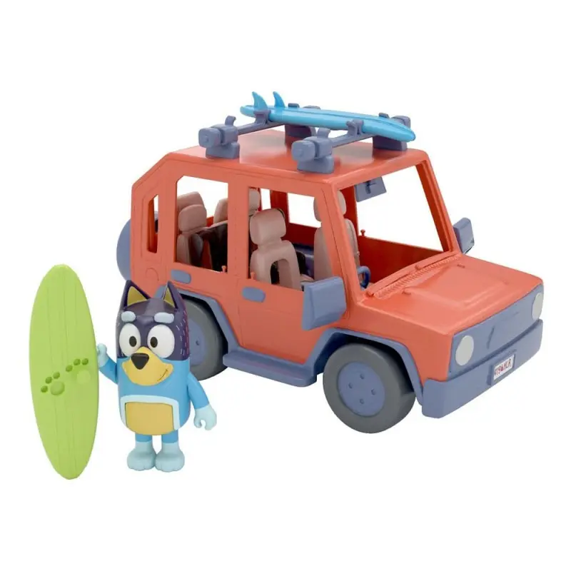Bluey figurine et véhicule Bluey Family Cruiser | 0630996130186