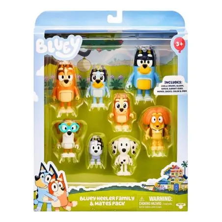 Bluey 8 pack figurines | 0630996171998