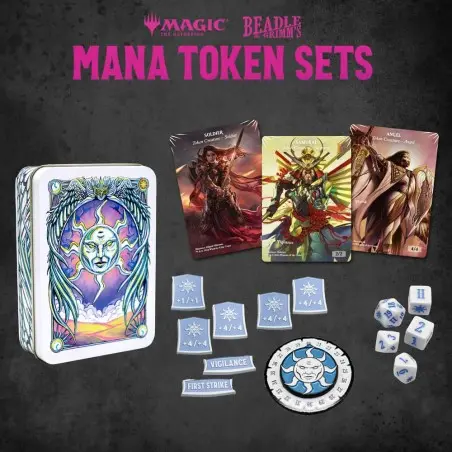 Magic the Gathering Dice and Token Pack White Mana | 0850060996030