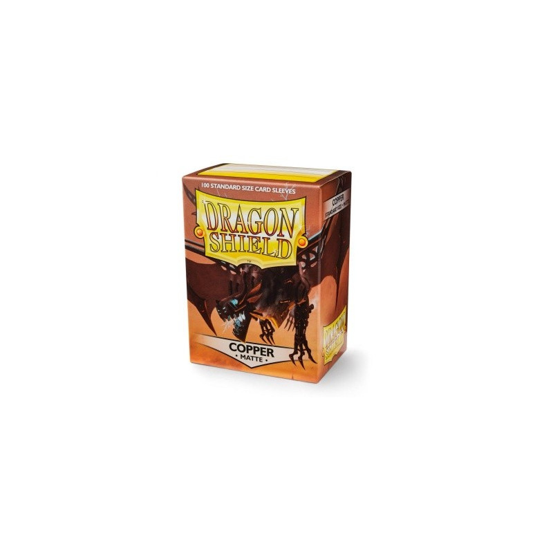Dragon Shield Standaard Matte Hoezen - Koper 'Draco Primus' (100 Hoesjes)