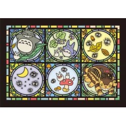 Mon voisin Totoro Puzzle acrylique Art Crystal Totoro's Forest Letter