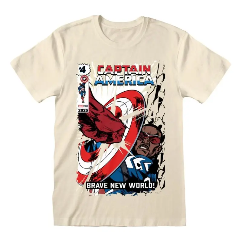 Captain America Brave New World T-Shirt Impact (L) | 5056811529051