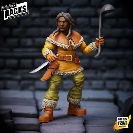 Vitruvian H.A.C.K.S. figurine Dwarf Tavern Keeper Madame Ruskin  | 0814800024650