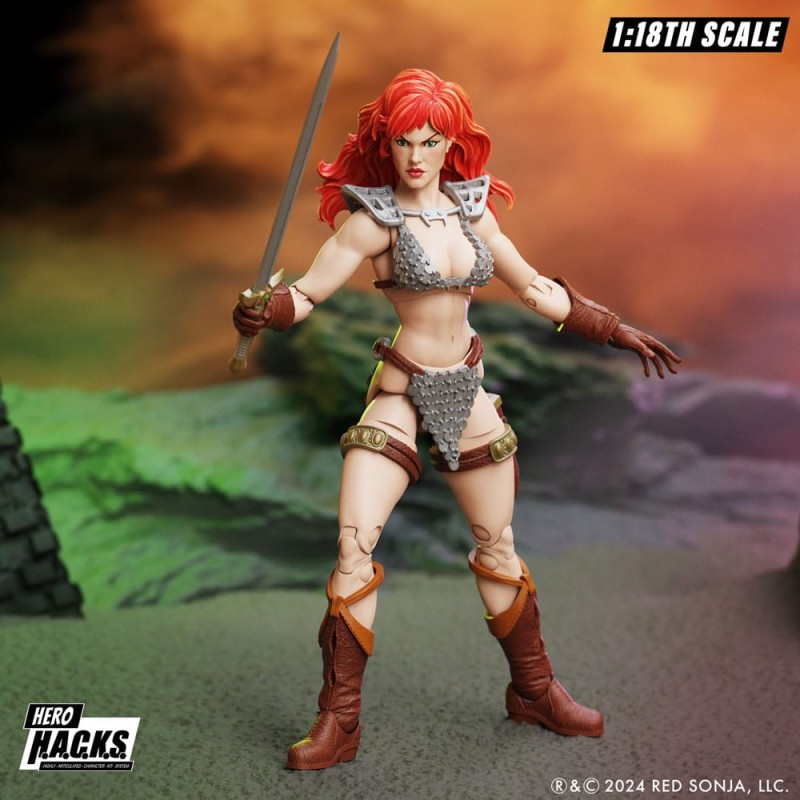 Red Sonja Hero H.A.C.K.S. figurine Red Sonja | 0814800024827