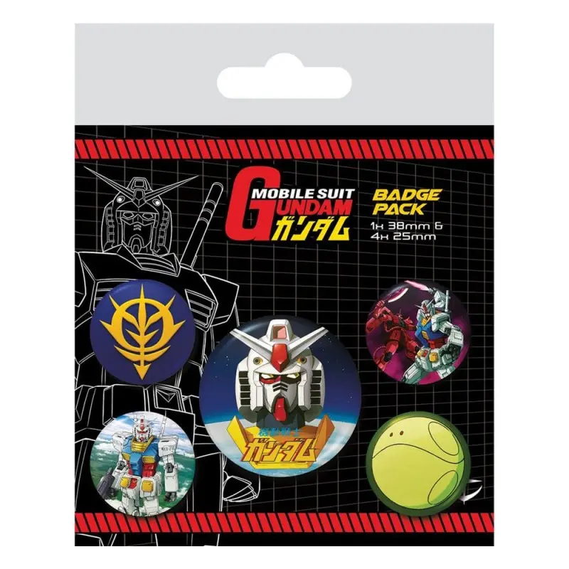 Mobile Suit Gundam pack 5 badges Intergalactic | 5050293808062