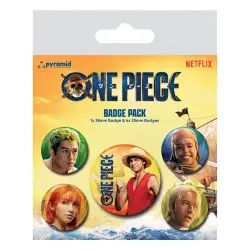 One Piece pack 5 badges The Straw Hats