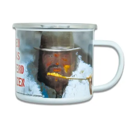 Bud Spencer mug émail Ohne Heu kann das beste Pferd...  | 4250778167924