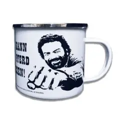 Bud Spencer mug émail Pferd Faust | 4250778167955