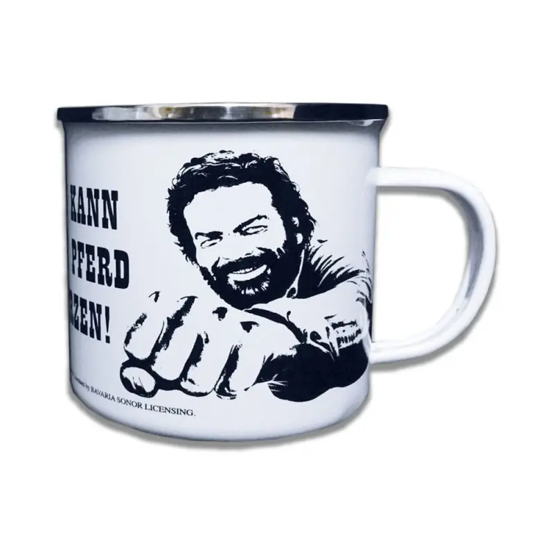 Bud Spencer mug émail Pferd Faust | 4250778167955