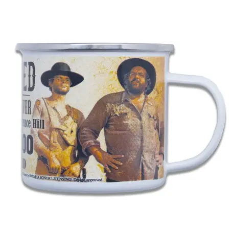 Bud Spencer & Terence Hill mug émail Wanted | 4250778167948