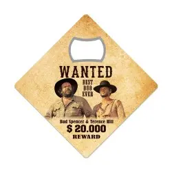 Bud Spencer & Terence Hill décapsuleur magnétique Wanted | 4250778143966