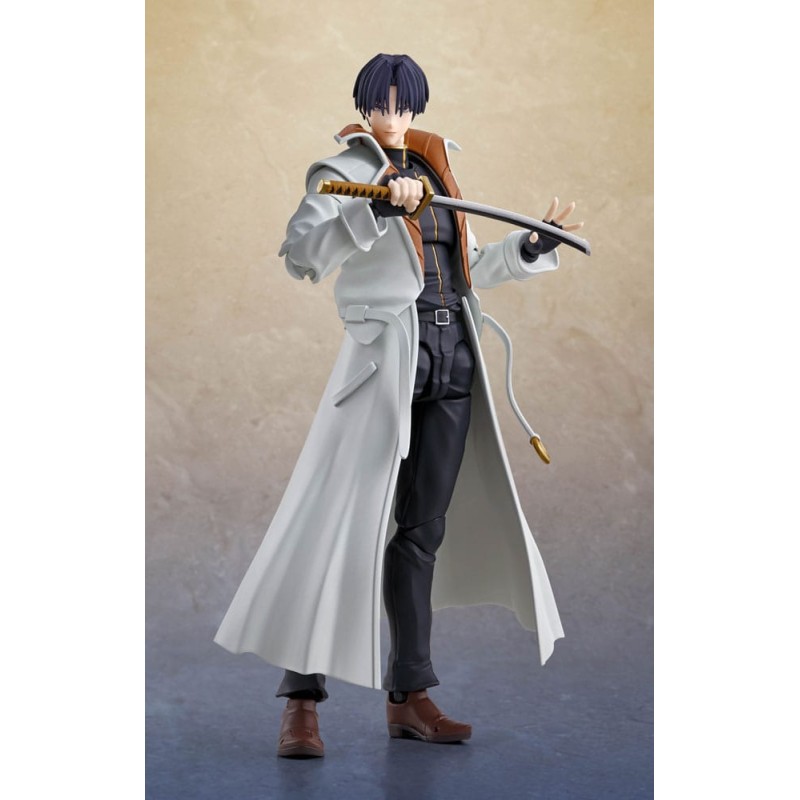 Rurouni Kenshin: Meiji Swordsman Romantic Story figurine S.H. Figuarts Aoshi Shinomori 17 cm      | 4573102654823