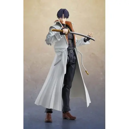 Rurouni Kenshin: Meiji Swordsman Romantic Story figurine S.H. Figuarts Aoshi Shinomori 17 cm      | 4573102654823