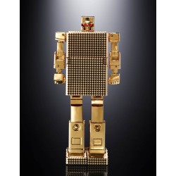 Golden Warrior Gold Lightan figurine Diecast Soul of Chogokin GX-32SP Gold Lightan 50th Anniversary Ver. 13 cm