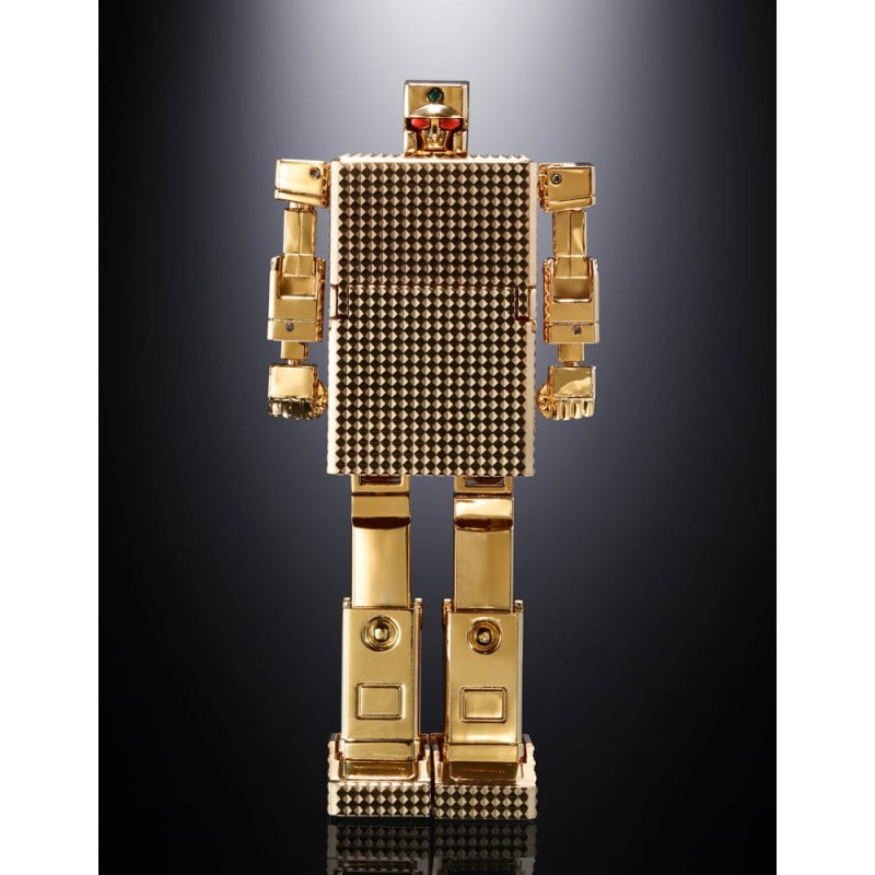 Golden Warrior Gold Lightan figurine Diecast Soul of Chogokin GX-32SP Gold Lightan 50th Anniversary Ver. 13 cm | 4573102675590