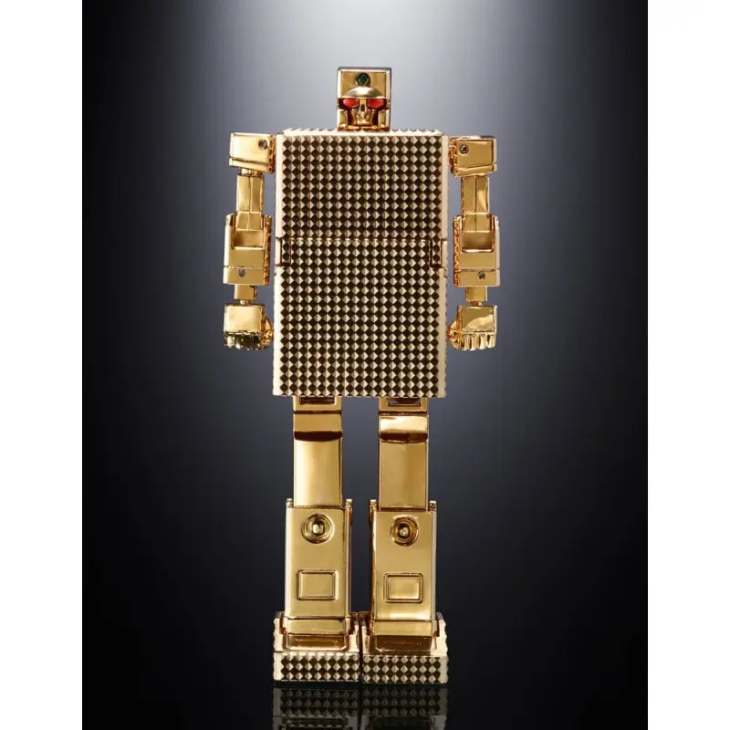 Golden Warrior Gold Lightan figurine Diecast Soul of Chogokin GX-32SP Gold Lightan 50th Anniversary Ver. 13 cm | 4573102675590