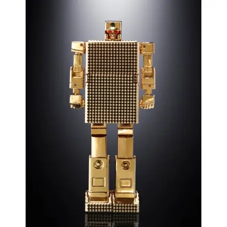 Golden Warrior Gold Lightan figurine Diecast Soul of Chogokin GX-32SP Gold Lightan 50th Anniversary Ver. 13 cm | 4573102675590