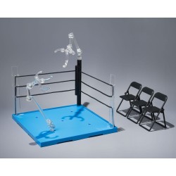 Tamashii Stage accessoires pour figurine Act Ring Corner & Folding Chair Set Neutral Ver.