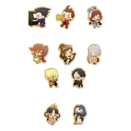 Apollo Justice: Ace Attorney Trilogy assortiment badges Orchestra 5 cm (10) | 4976219128209