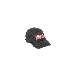 Marvel casquette Baseball Logo Red and White Washed 