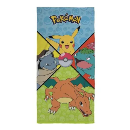 One Piece Premium serviette de bain Starter Pokemon 70 x 140 cm | 8445484396843