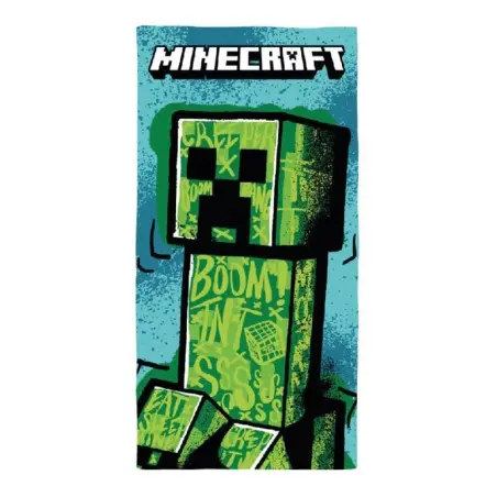 Minecraft serviette de bain Premium Creeper 70 x 140 cm | 8445484411027
