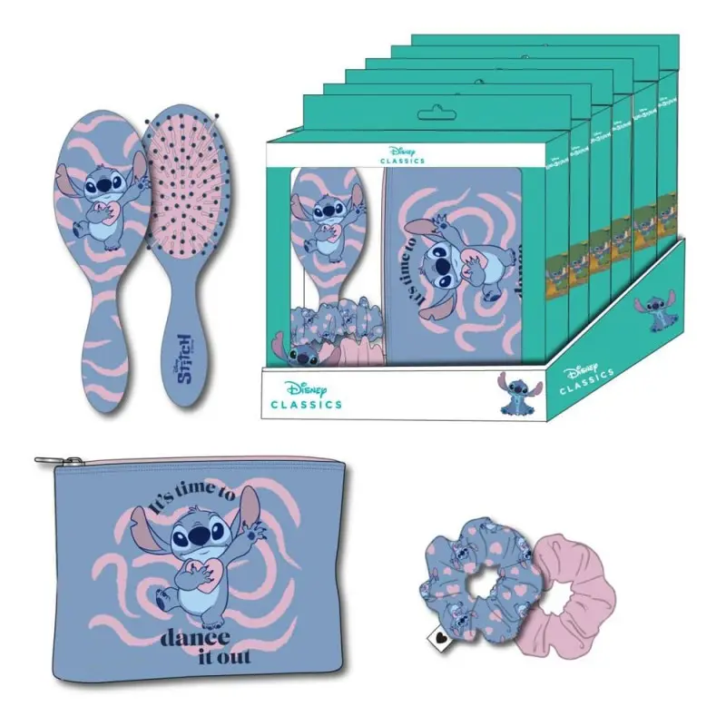 Lilo & Stitch pack 3 trousses de toilette Stitch with Heart | 8445484386011