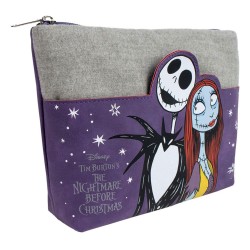 L'Étrange Noël de monsieur Jack trousse de toilette Jack & Sally Purple