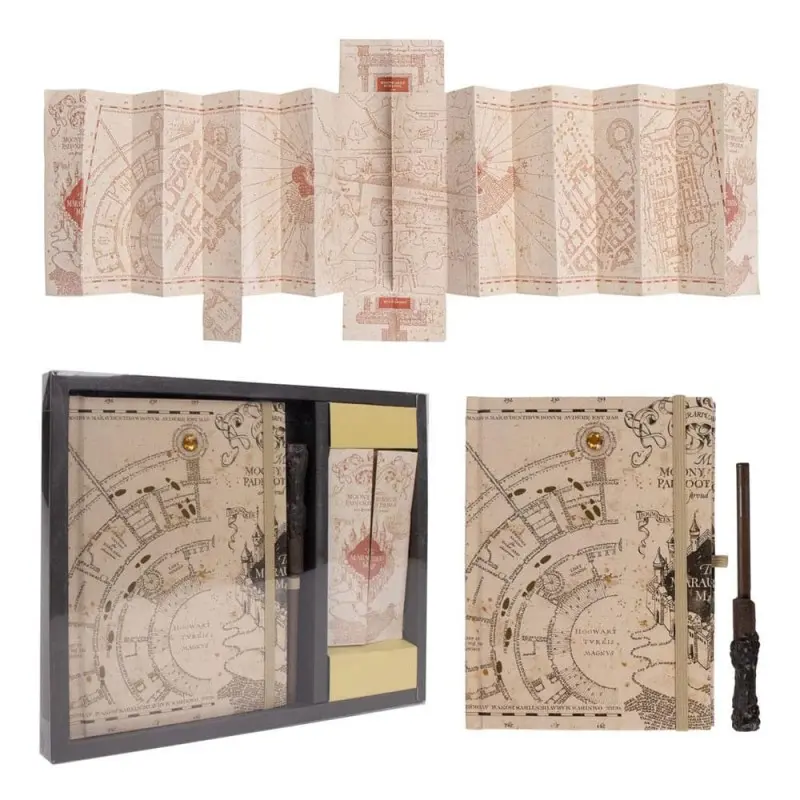 Harry Potter set papeterie Carte du Maraudeur | 8445484450507