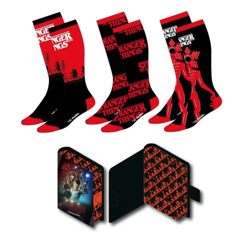 Stranger Things pack 3 paires de chaussettes 38-45 | 8445484456875