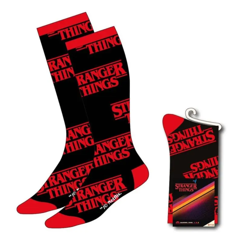 Stranger Things chaussettes Logo 38-45 | 8445484456899