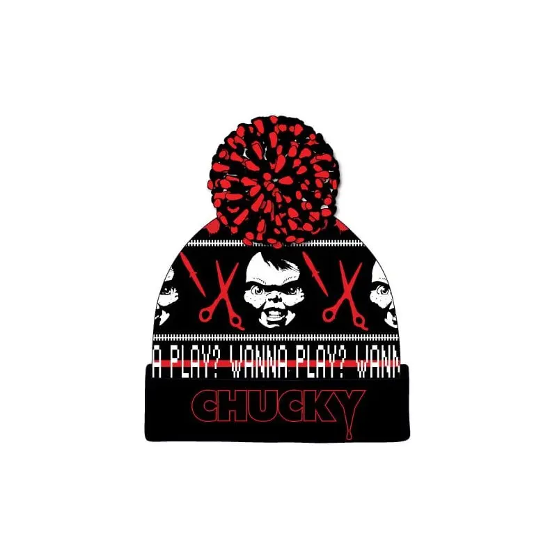 Chucky bonnet Pom-Pom  | 5056688575342